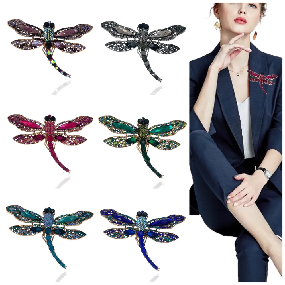 Spilla Grossa con Pietre Colorate - SPM-321-197 10mm