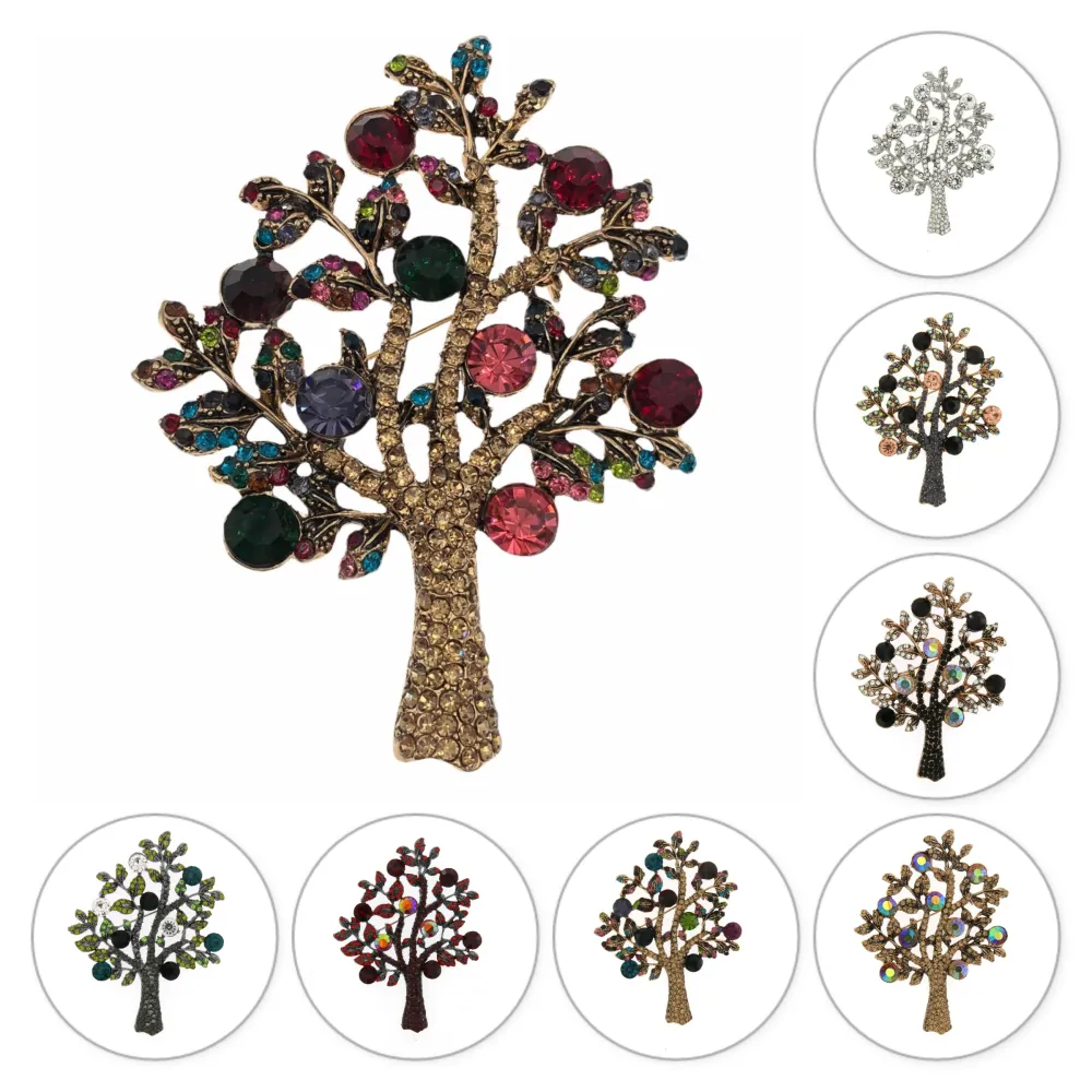 [SPM-321-231A] SPM6475-Albero della Vita - Spilla - SPM-321-231A (Bianco)