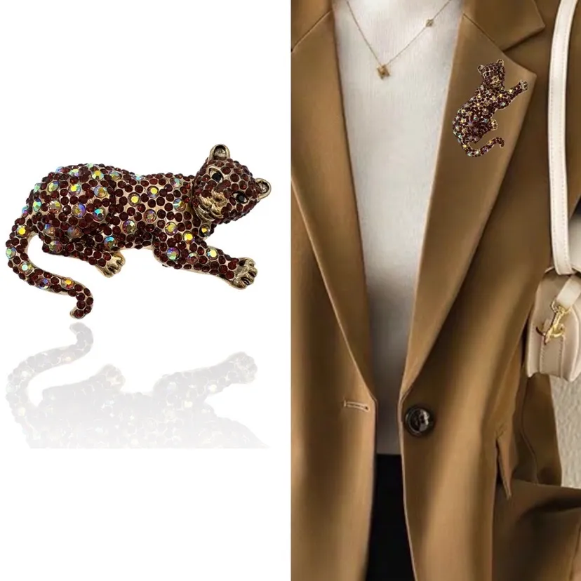 Pantera-Spilla Media in Metallo - SPM-321-268 (Nero)