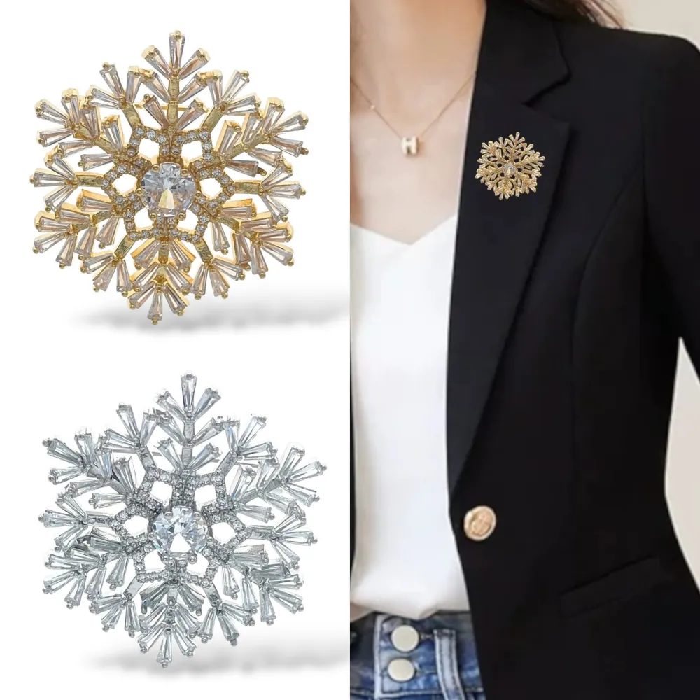 Fiocco di Neve-Spilla con Zirconia - SPM-506-271