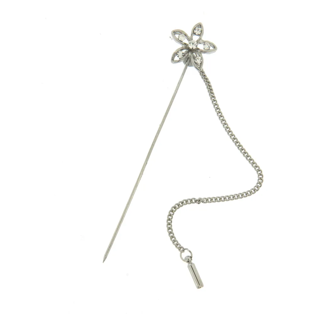 [SPM-5097] SP-Fiore 5535- Spilla ad Ago 8.5cm - SPM-5097
