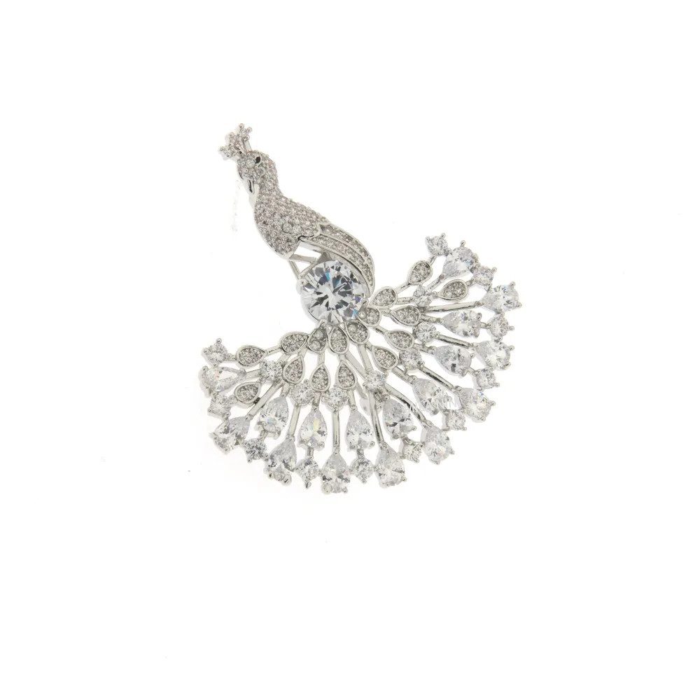 Pavone-Spilla con Zirconia - SPM-523-26