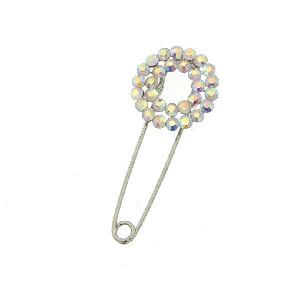 SP-Doppio Cerchio 5619- Spilla da Balia 7.5cm - SPM-5260