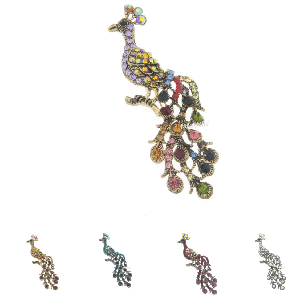 pavone-Spilla in Metallo - SPM-6243