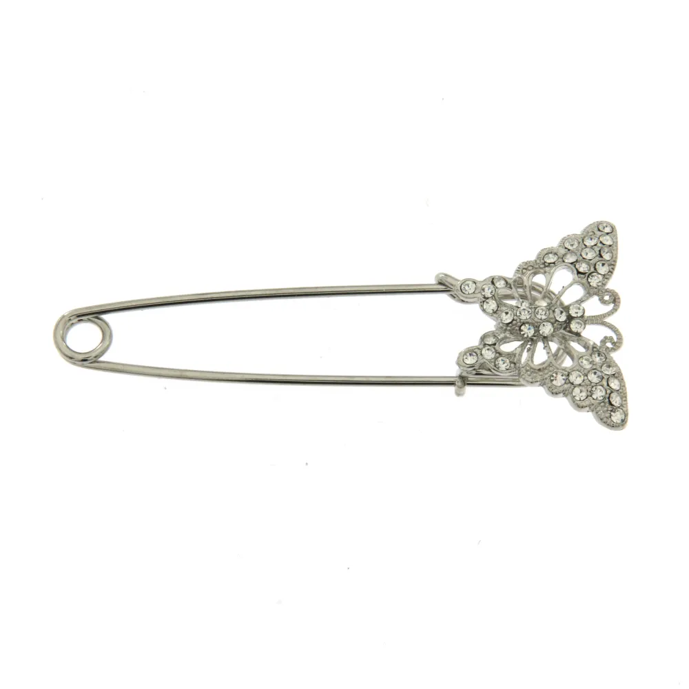 SP-Farfalla 5615 - Spilla da Balia 8cm - SPM-7466-10