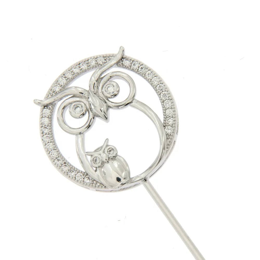 SP-Gufo 5553- Spilla ad Ago 9 cm - SPM-XP-1103