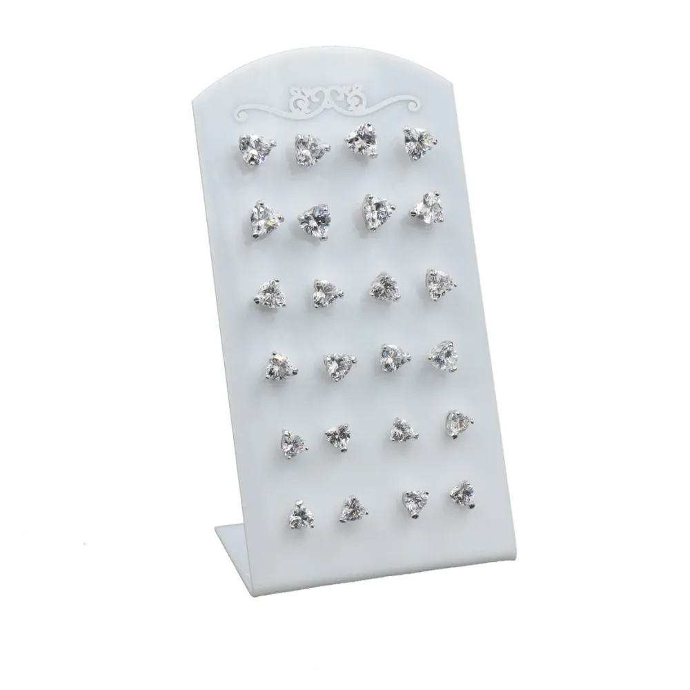 Orecchini a lobo in Lega e Zirconi (Conf. da 16 paia) - Triangolo Scalare XP - Orecchini (Conf. 12 Paia)